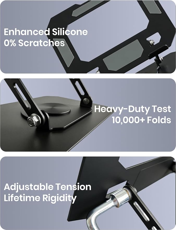 Soporte para Laptop Ajustable 360° con Llave de Ajuste miniatura 5