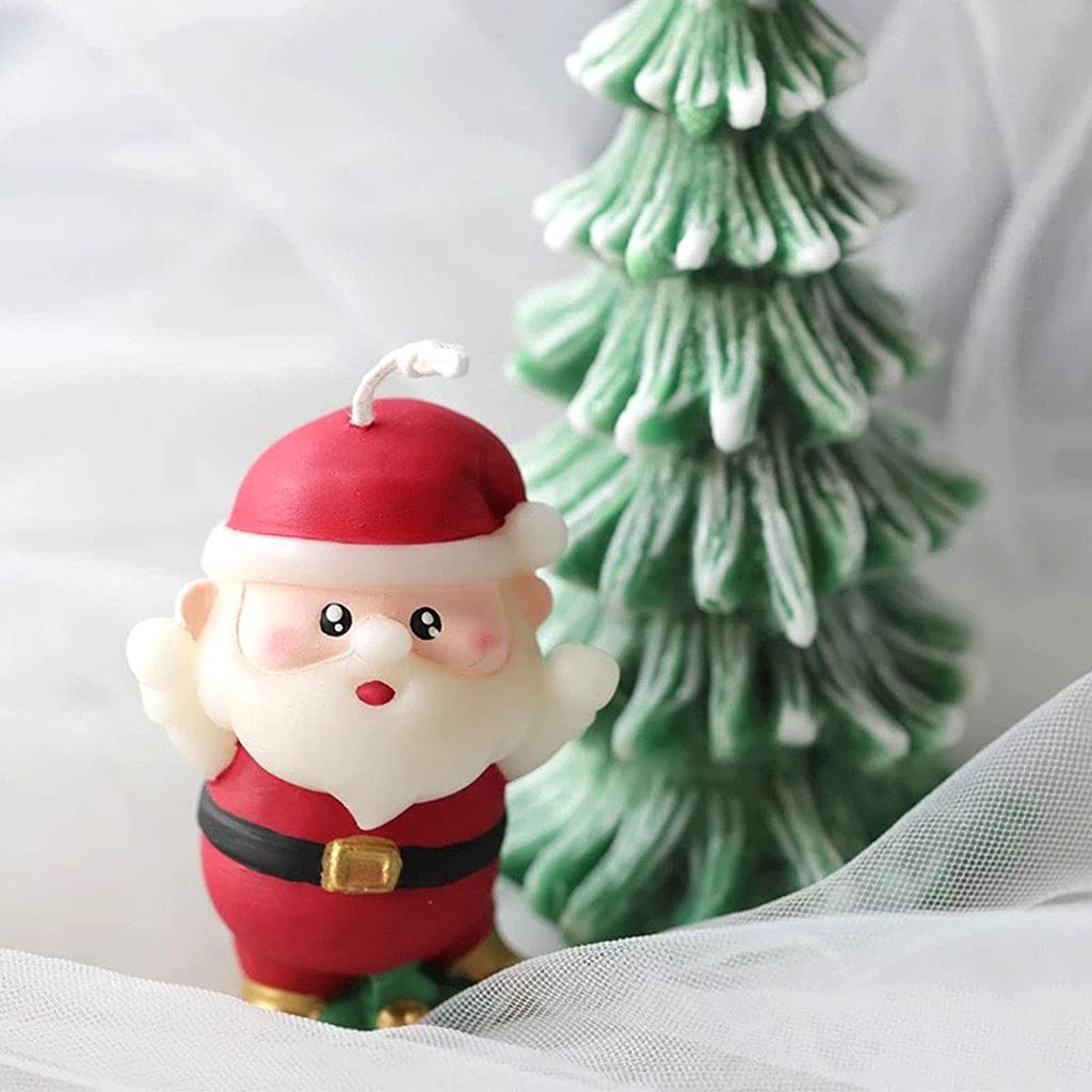 Moule à savon en silicone pour décoration d'intérieur Motif Père Noël
