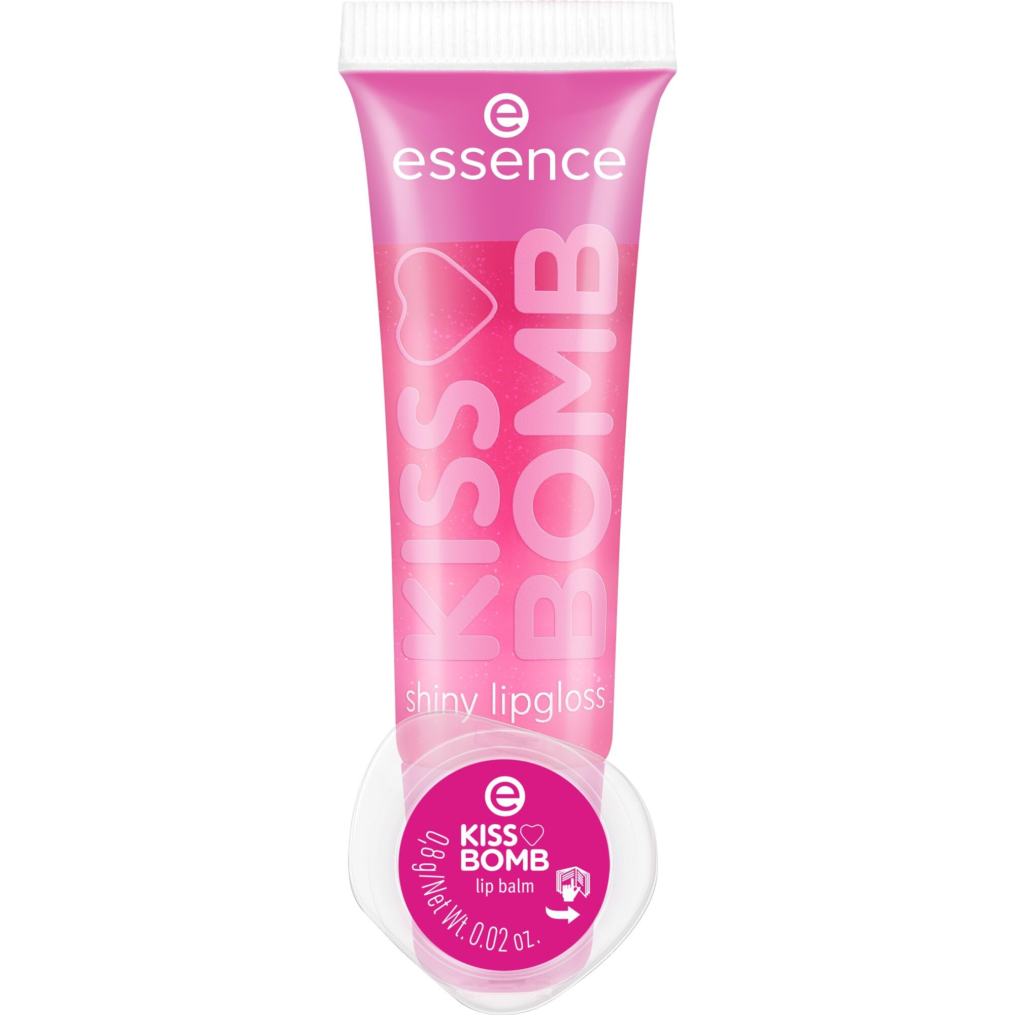 essence KISS BOMB lucidalabbra brillante & balsamo labbra, lucida (10.8ml)
