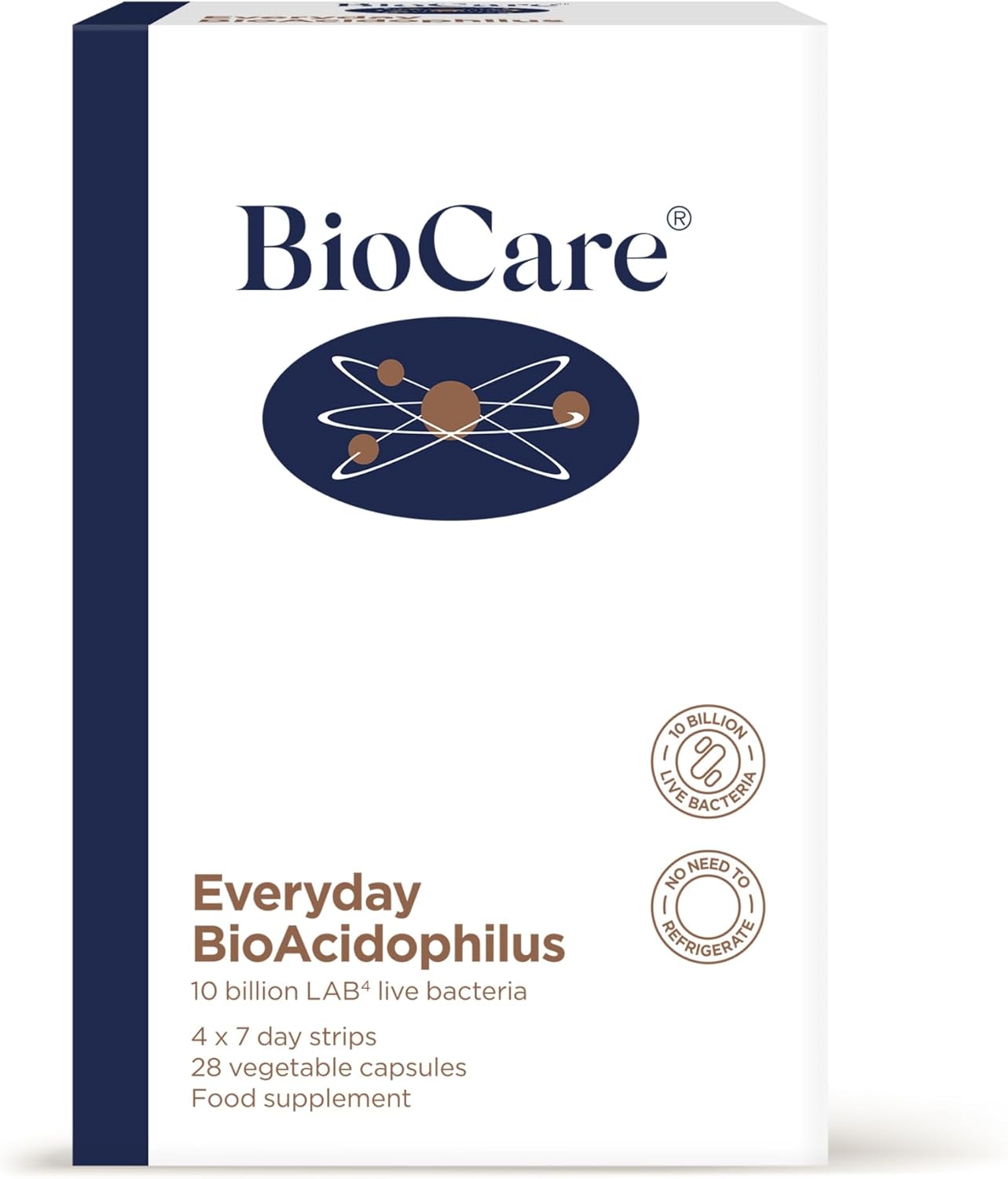 BioCare Everyday BioAcidophilus | 10 Billion LAB4 Live Bacteria – 28 Capsules BioCare Everyday BioAcidophilus | 10 Billion LAB4 Live Bacteria – 28 Capsules