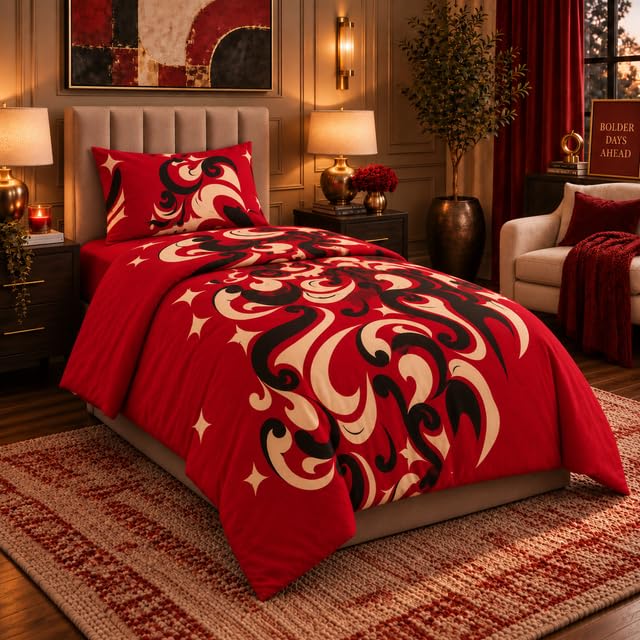 Opulent Living Single Bedding Sets - Duvet Cover, Fitted Sheet & Pillowcase