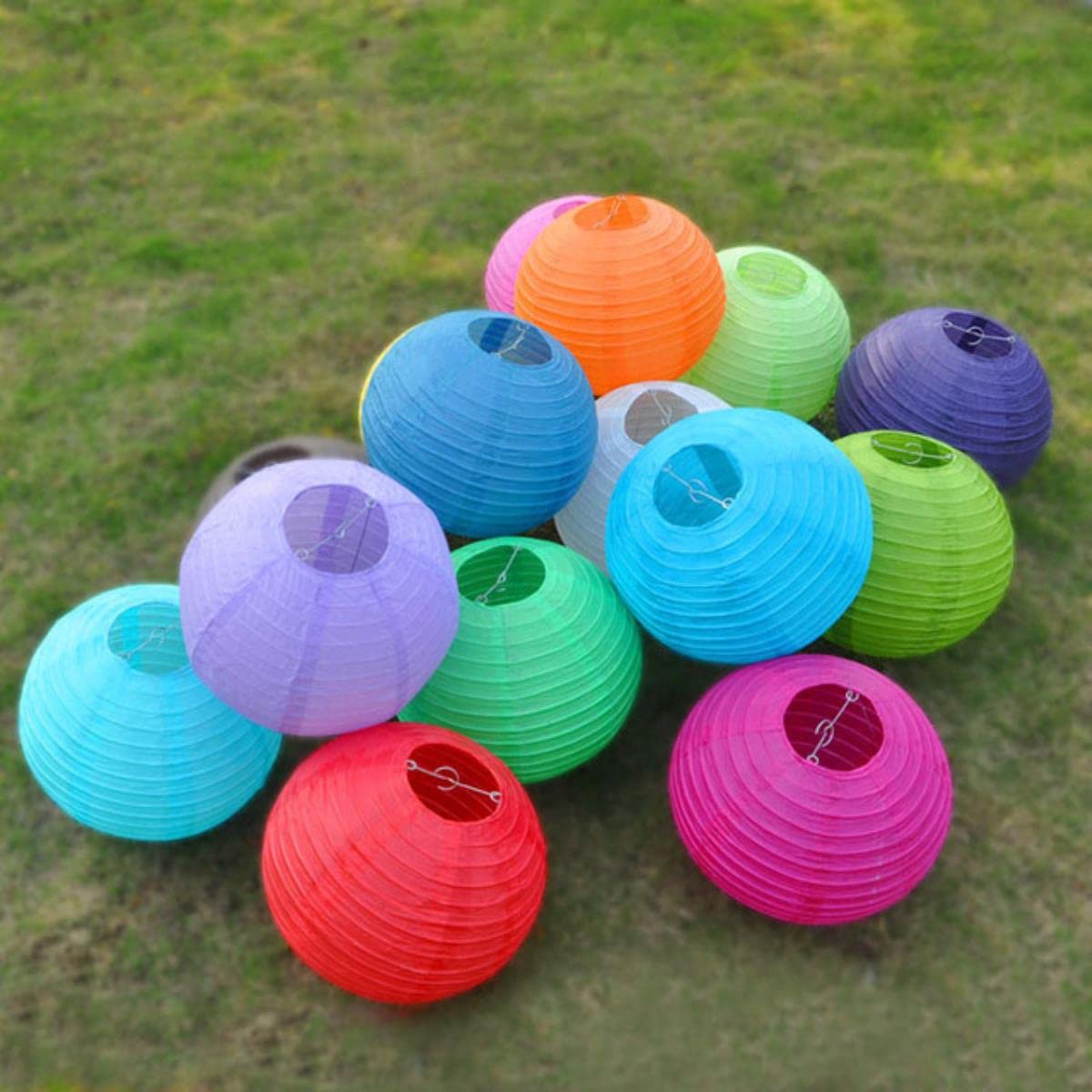10 sztuk 15 cm 20 cm 30 cm 30 cm 40 cm wisząca okrągła papierowa kula latarnia biała różowa niebieska na ślub urodziny dekoracja na przyjęcie