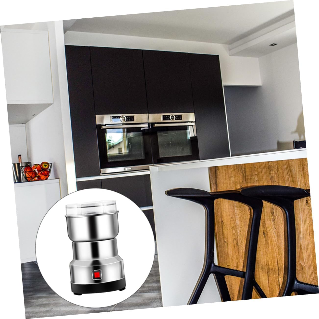 Electric Powder Grinding Machine Miller for Spice and Beans Ergonomic Design with Transparent Cover for Easy Operation for Home Use Voltage