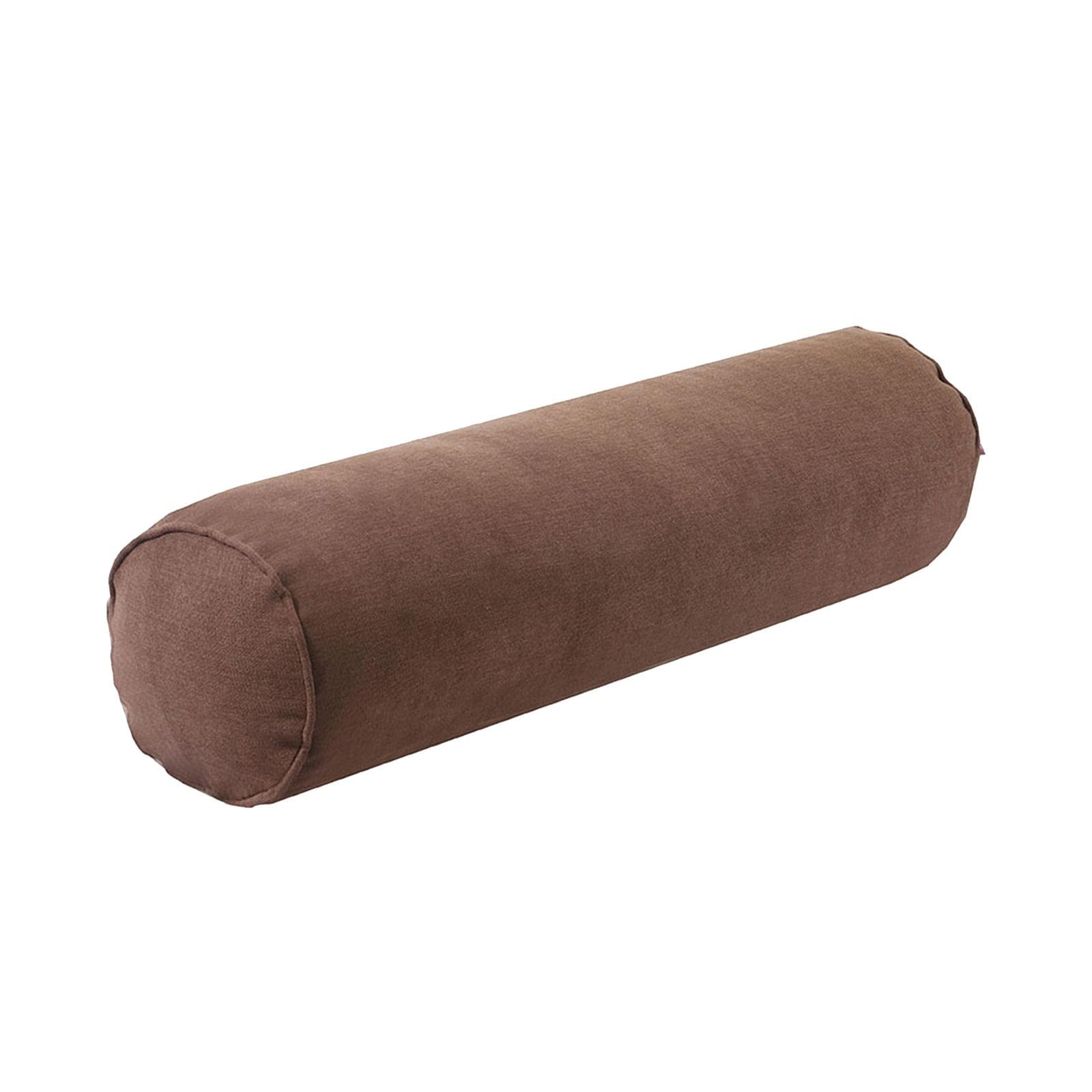 URJIX™ Round Neck Pillow Hollow Cotton Soft Comfortable for Office Vertebra Car Dark Coffee-image-0