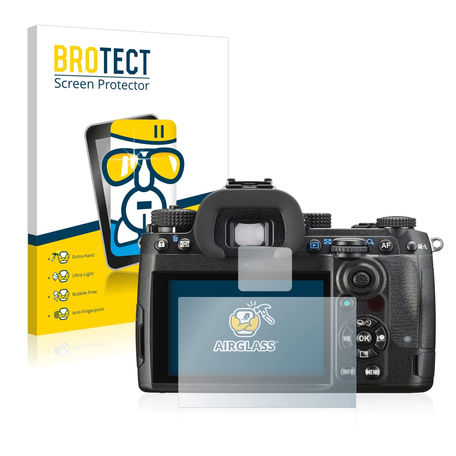 BROTECT AirGlass Panzerfolie Für Canon PowerShot G5 X – 9H Kratzfest, Anti-Fingerprint, Made In Germany