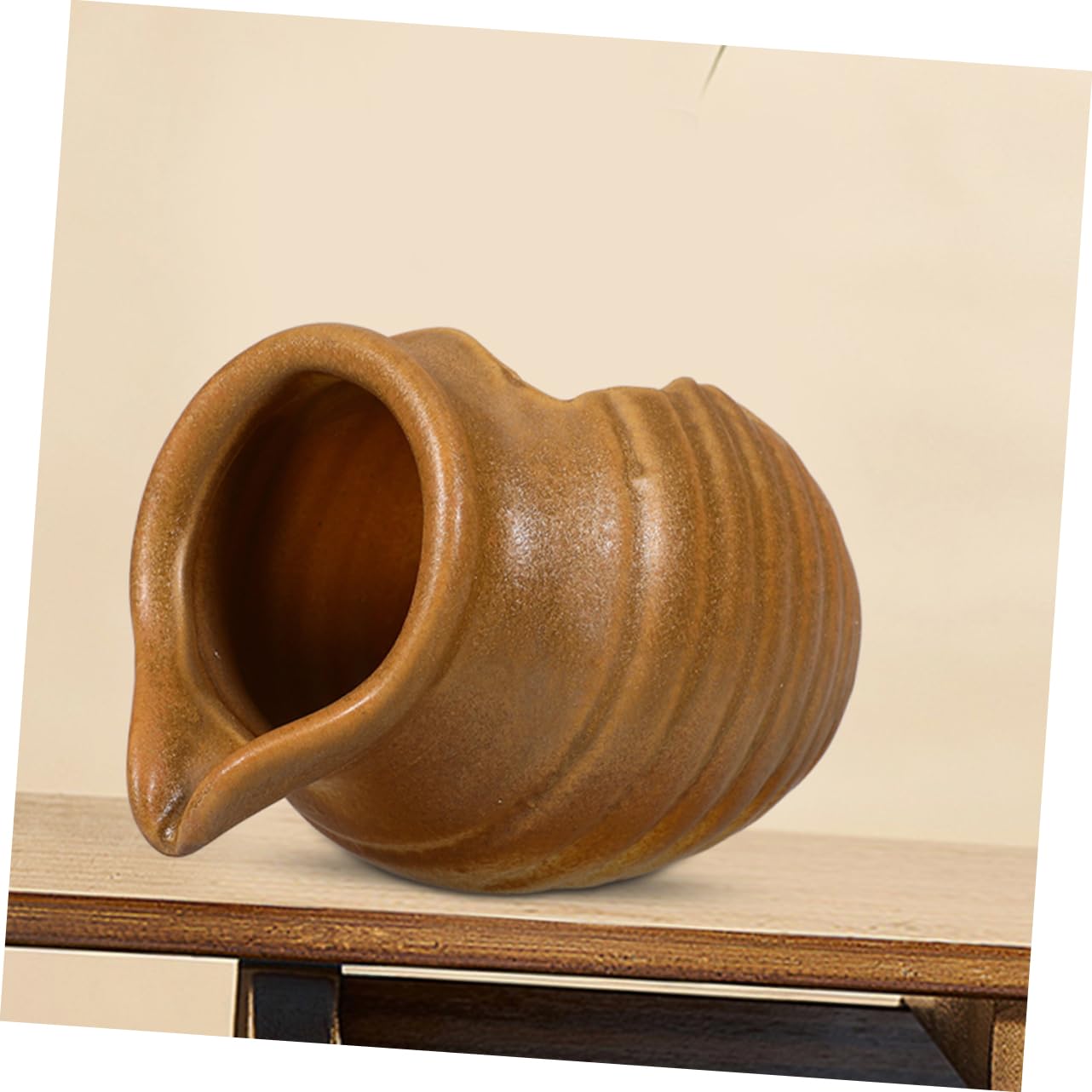 BESTOYARD Fontana a Cascata in Ceramica per Giardino Circolazione Acqua, Vaso Decorativo Stile Classico Multifunzionale per Acquari e Cortili Fai da Te