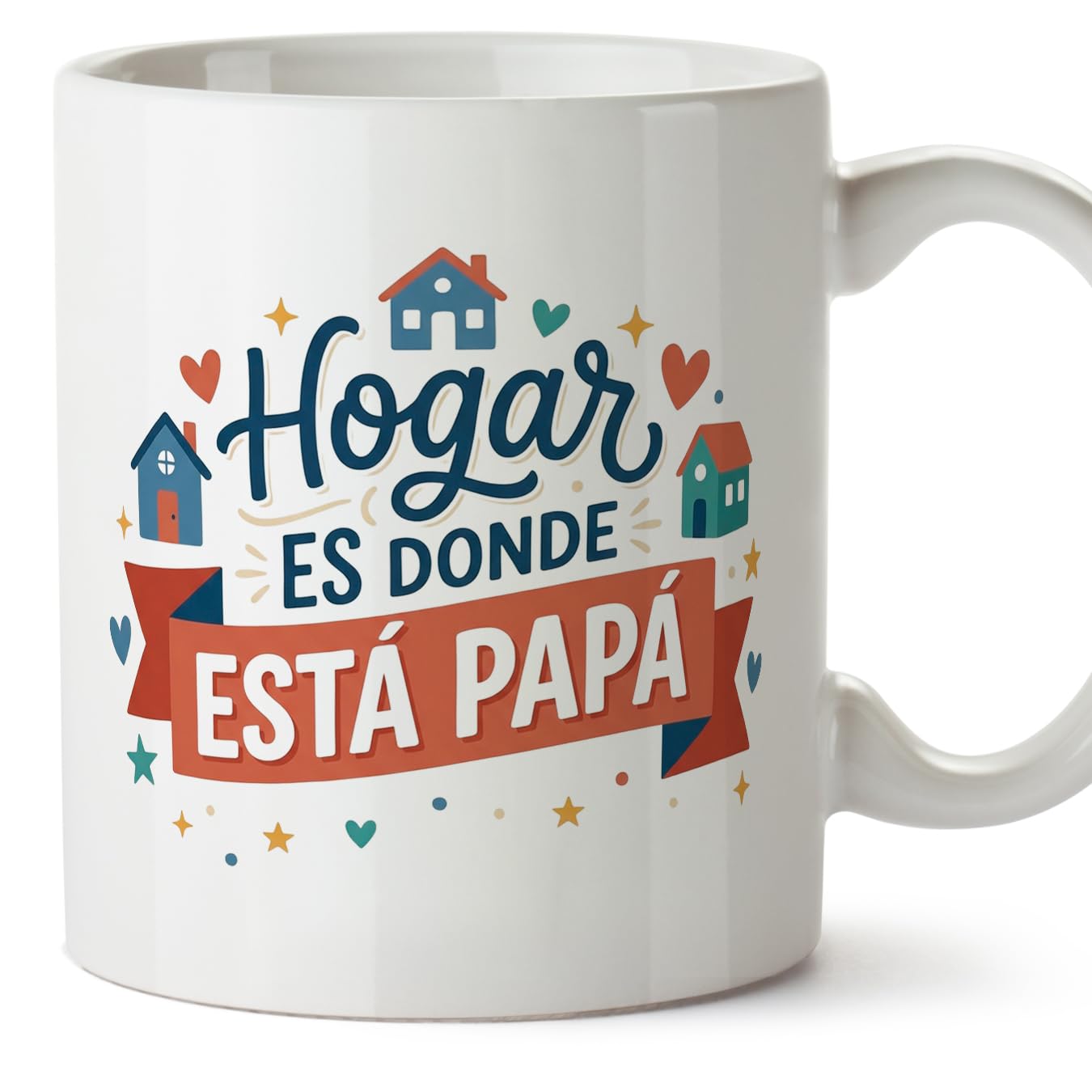 MUGFFINS Taza mamá con frase Para la mejor mamá del mundo en Español | regalo madre | 330 Ml 11 oz | Idea original para regalar | progenitores v3 — view 48