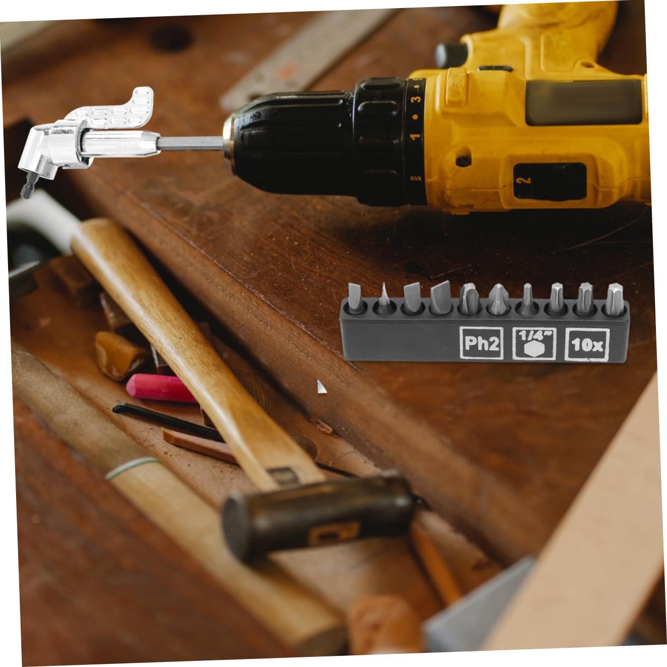 VILLCASE Compatible Electric Screwdriver Bit Ratchet Adapter Socket Adapters Impact Driver Drill Bits Socket Driver