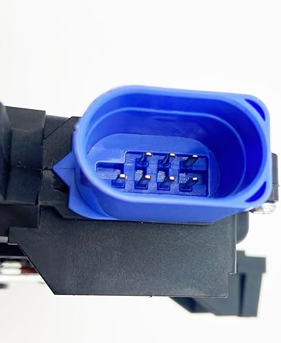 Miniatura 2 de 7L0839016D Actuador de pestillo de bloqueo de puerta eléctrico compatible con 2002-2010 Cayenne VW Phaeton # 3D4839016A - 7 pines trasero derecho