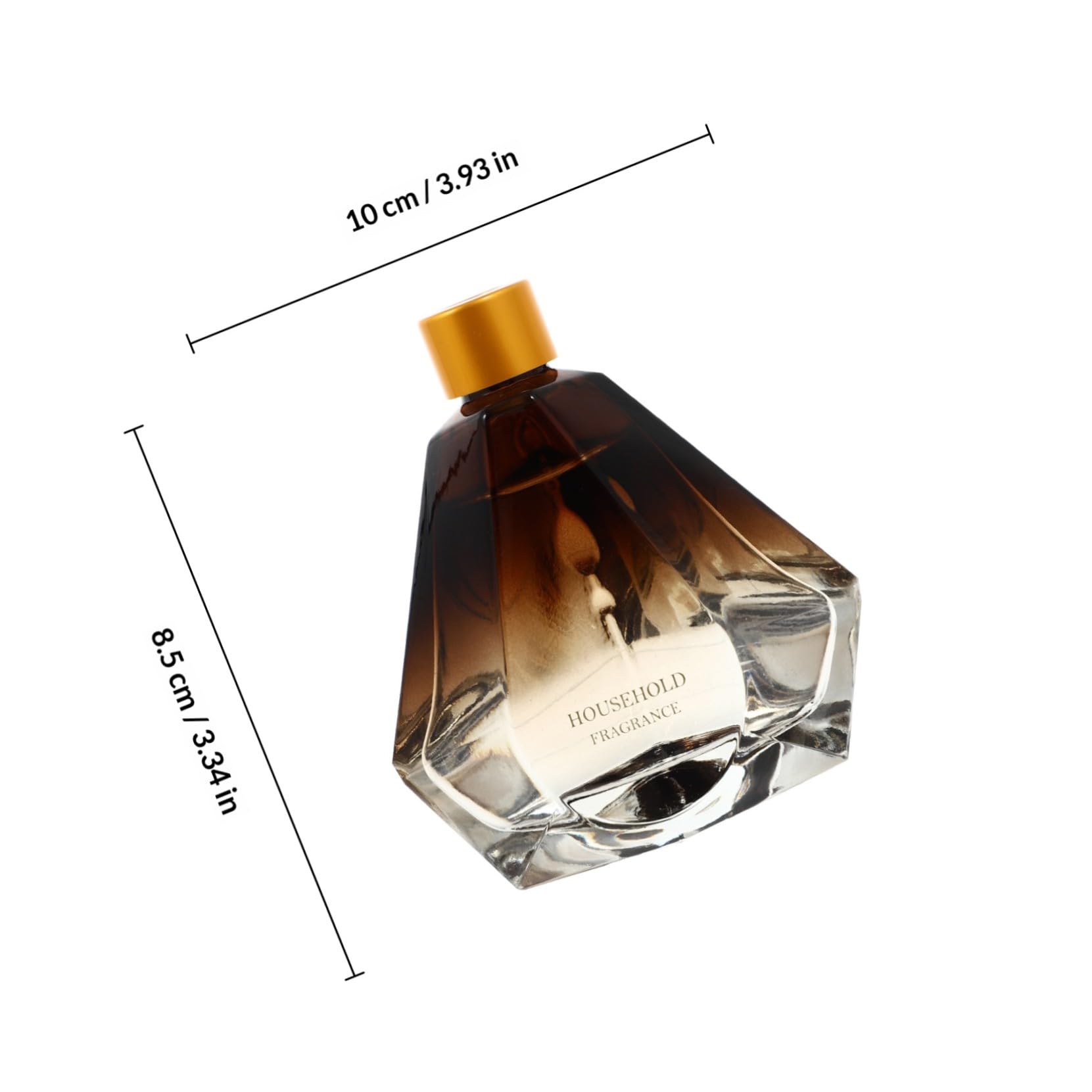 3 Stück Glas Aroma Diffusoren für Schlafzimmer und Badezimmer Dekorativ mit Pflanzenätheröl Erfrischend und Elegant