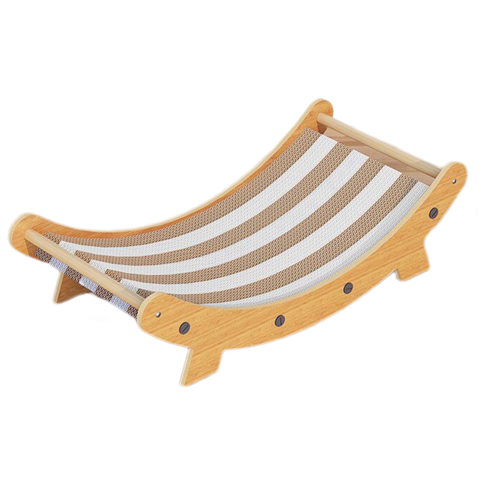 Fauteuil gratteur pour chat : chaise en carton deux en un pour intérieur