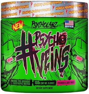 Pré-Treino Psycho Veins 150g - Sour Fruits - Psycholabz