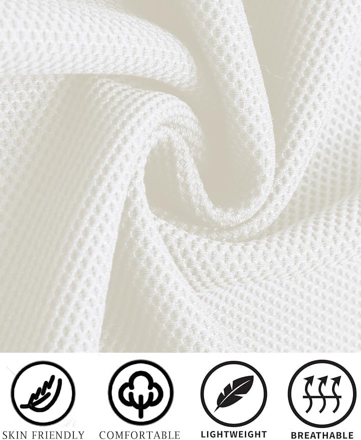 COOFANDY Men's Tracksuits 2 Pieces Waffle Hoodies Sweatsuit Sets Sports Jogging Suit Set - Image 4