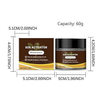 Soil Activator for Gardens | Natural 60g Multifunctional,Professional Plant Fertilizer | for High-Rise Seedling Beds Courtyard Greenery Potted Flowers Vegetables, Plant Growth Germination