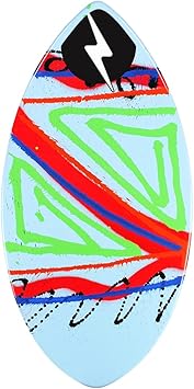 Zap Skimboards - Classic Series Lazer Skimboard 40" 3/8" Thick - Assorted Colors - Continuous Core with E-Glass Wrap, Polyester Resin, and TuffCoat Gloss Finish