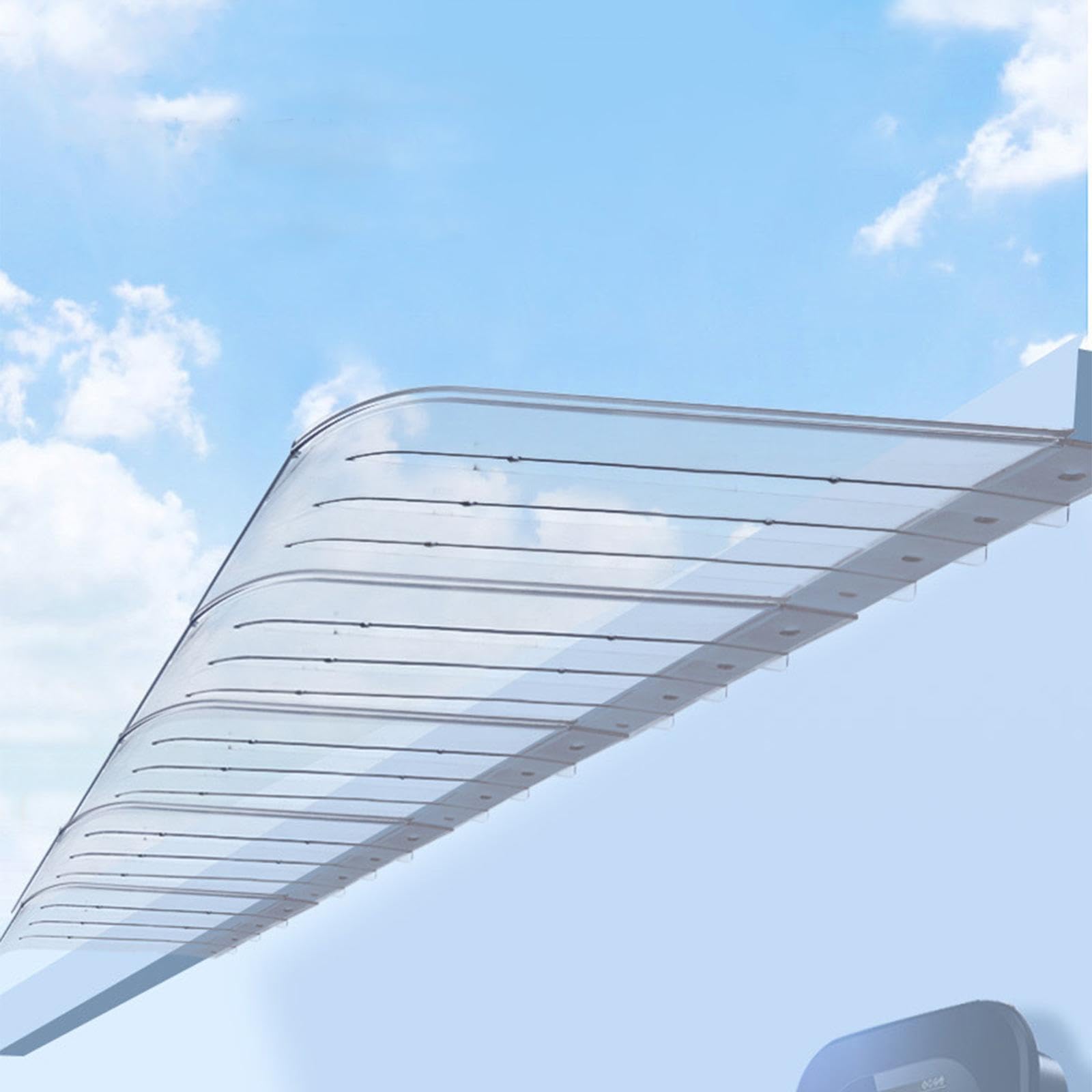 Window Canopy Porch Awning Transparent Wall Mounting for Roof Outside Garden 40x40cm LxW | Home & Garden | Yard, Garden & Outdoor Living | Garden Structures & Shade-image-16