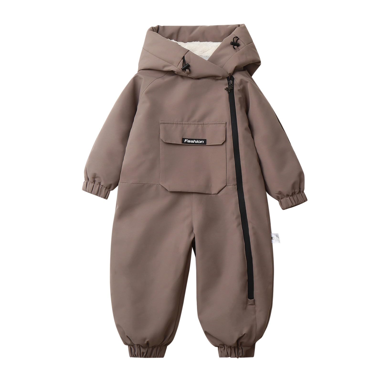 Generisch Schneeanzug Mädchen Jungen Skioverall Winter Warme Skianzug Kinder Plüschfutter Gefüttert Fleece Schneeanzug Winddichter Outdoor Sport Overall Schneeoverall Skibekleidung