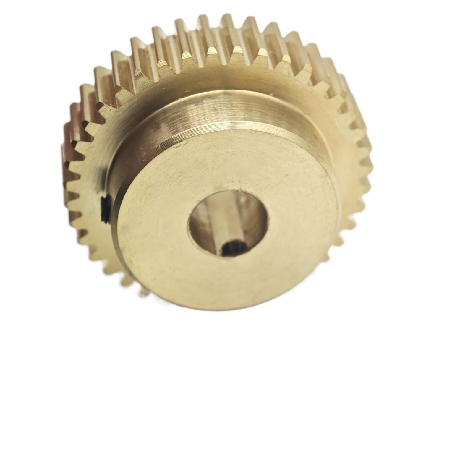 Zahnrad, Ritzel, Motorritzel, 0,6 Modul, 92 Zähne, Kupfer-Zylinderrad, 5 mm Zahnbreite, Treiber, gerades Stirnrad mit Stufenwellen-Hardware(6.35mm bore)
