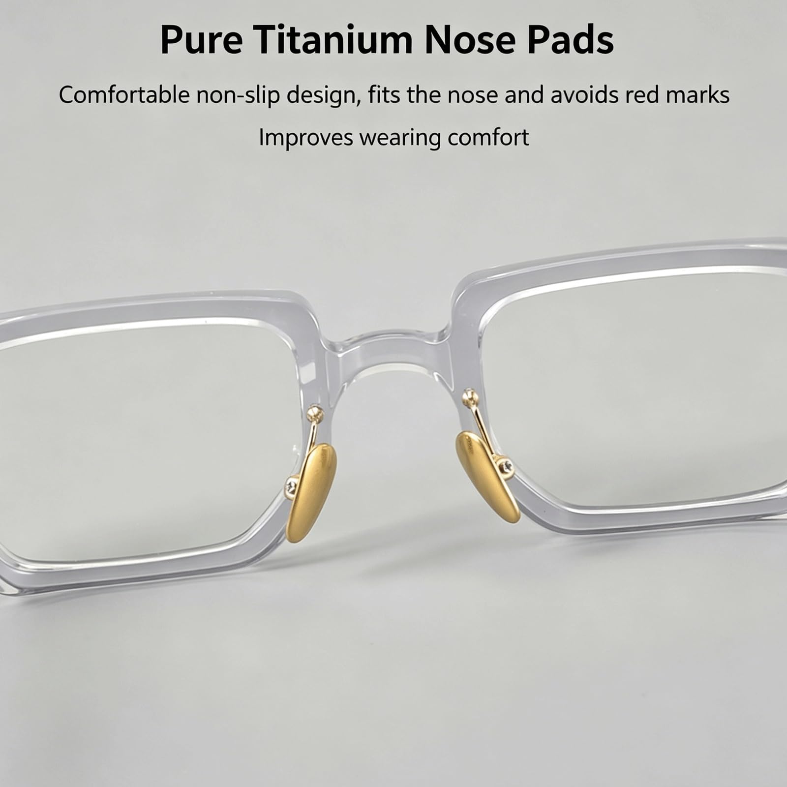 Acetat-Brillenfassungen, quadratische Brillen for den Computer | Vollrand-Brille ohne Sehstärke, AC-Linse, Lesebrille, bequeme Passform, Unisex(Grey)