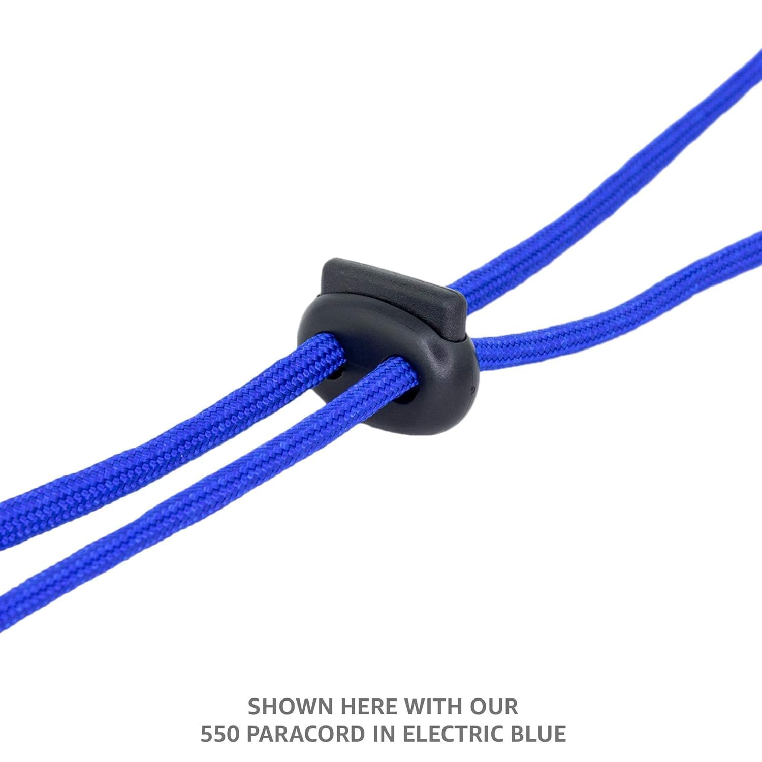 Rarehaunt Cord Stopper Lock, Plastic Cord Locks for Drawstrings, Black Spring Toggle Stopper, Shoelace Fastener Lock, Paracord, Shoelaces, Clothing and luggage accessories (BLACK) (10) 2