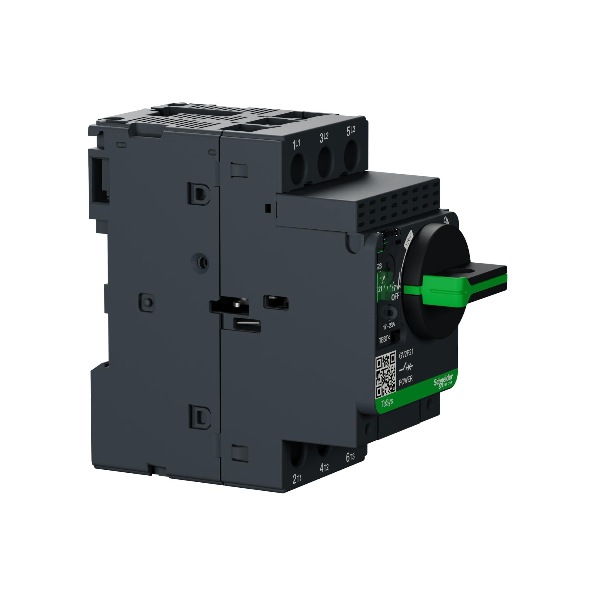 Schneider Electric GV2P21 Tesys Gv2, Disyuntor Magnetotérmico, 17…23 A, Conexión Por Tornillo