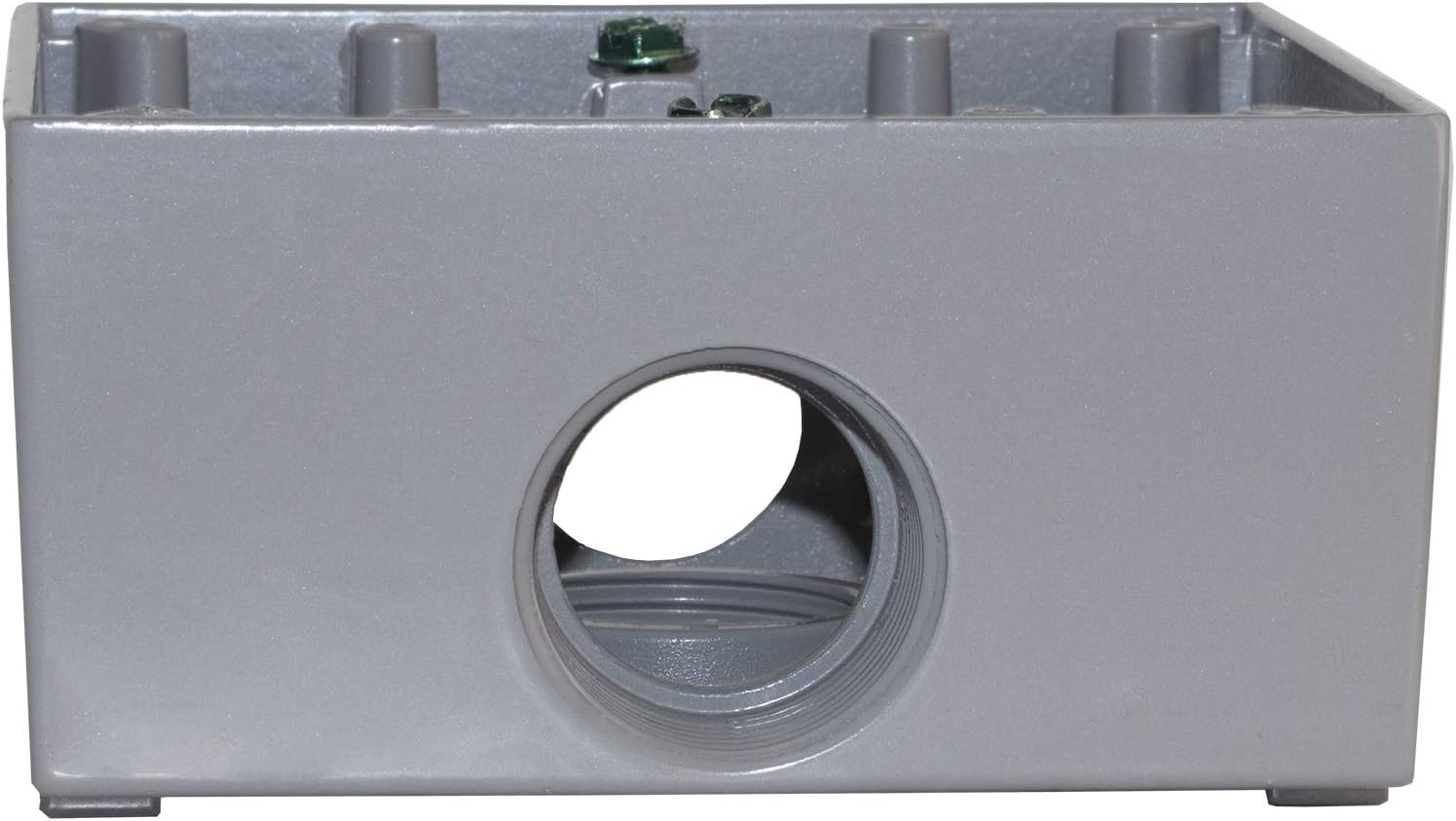 Sigma Engineered Solutions 14357 1-Inch 3 Hole 2-Gang Weatherproof Box, Gray