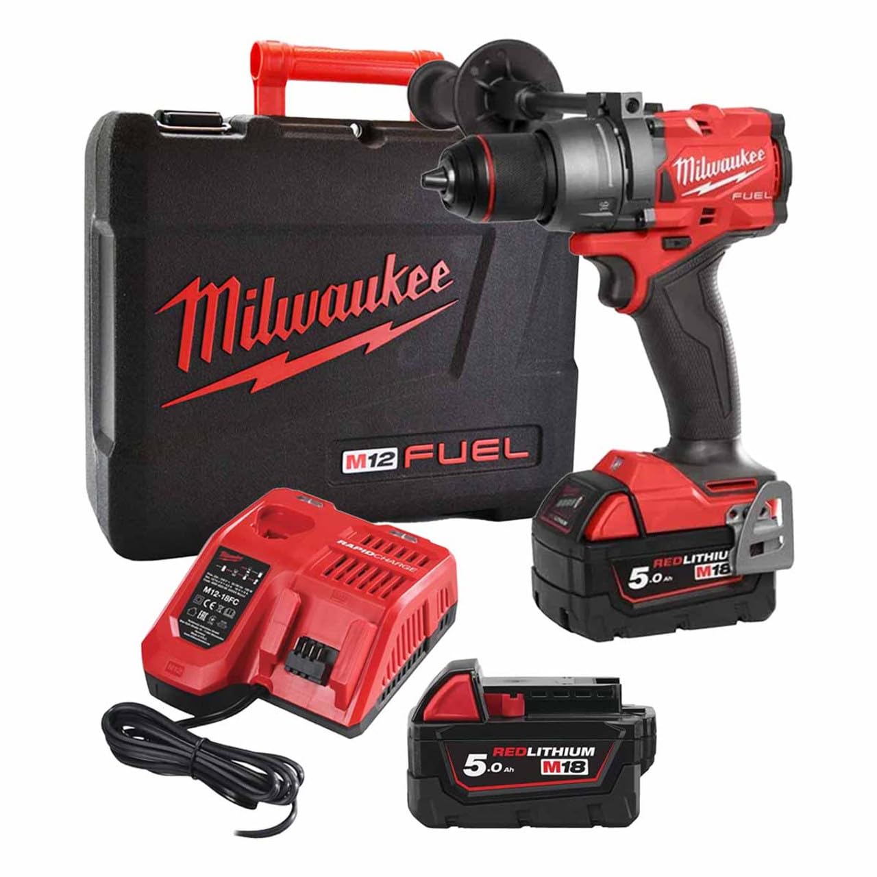 Visseuse à Chocs Compacte M18 FID3 502X 18V MILWAUKEE 2 Batt. X 5.0 Ah - 4933479865