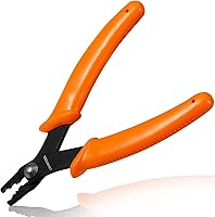 Vista 9 de Mini alicates para engarzar cuentas de 5 pulgadas, herramientas para engarzar cuentas con mandíbula doblada, 2 muescas para hacer joyas, herramienta
