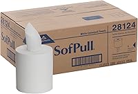 Georgia-Pacific SofPull Centerpull Premium Paper Towels, 324 Sheets/Roll, 6 Rolls/Case - Hygienic One-at-a-Time Dispenser