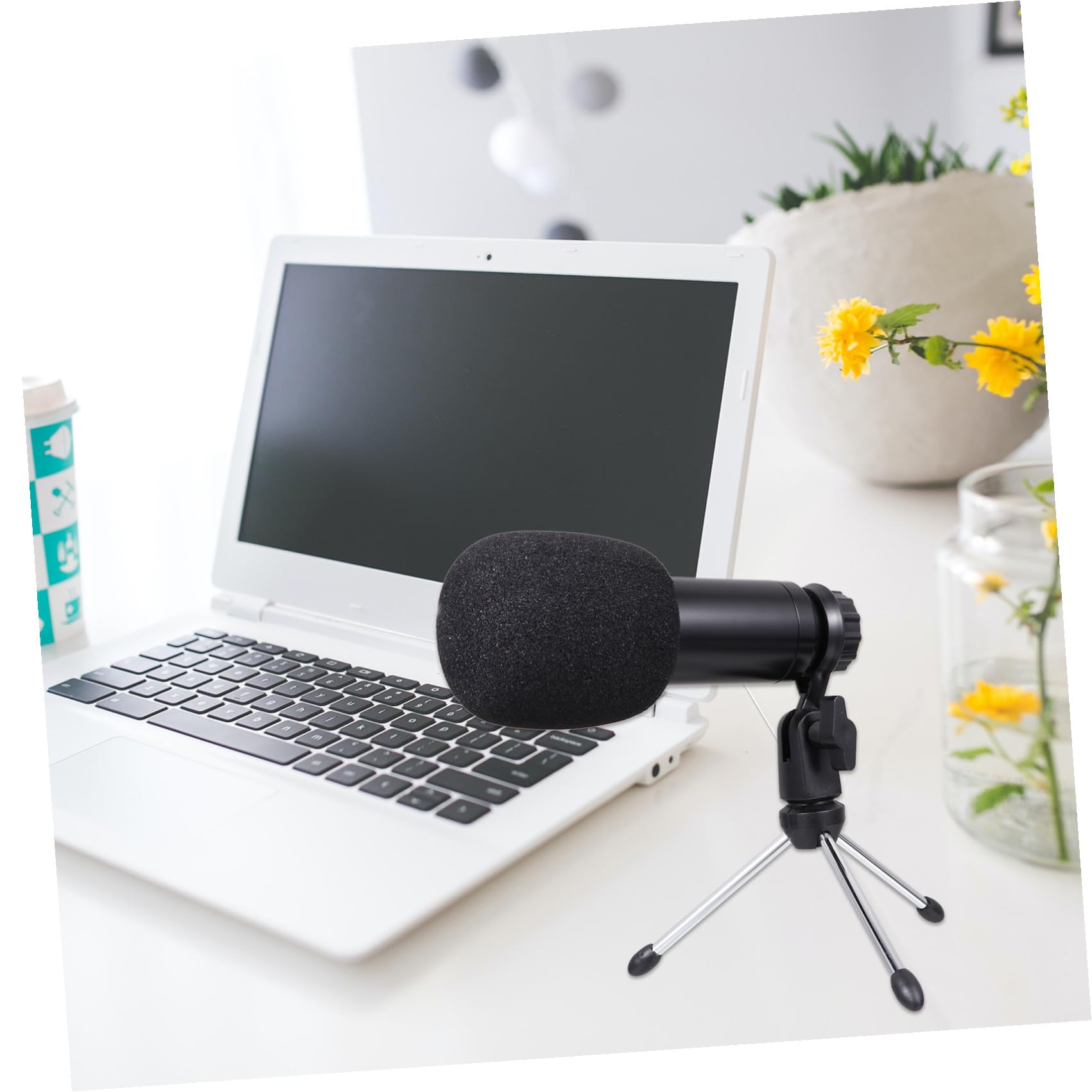 1 Juego Micrófono de Condensador USB para PC Set Completo de Grabación de Sonido con Soporte y Reducción de Ruido para Karaoke Streaming y Grabaciones de Instrumentos Compatible
