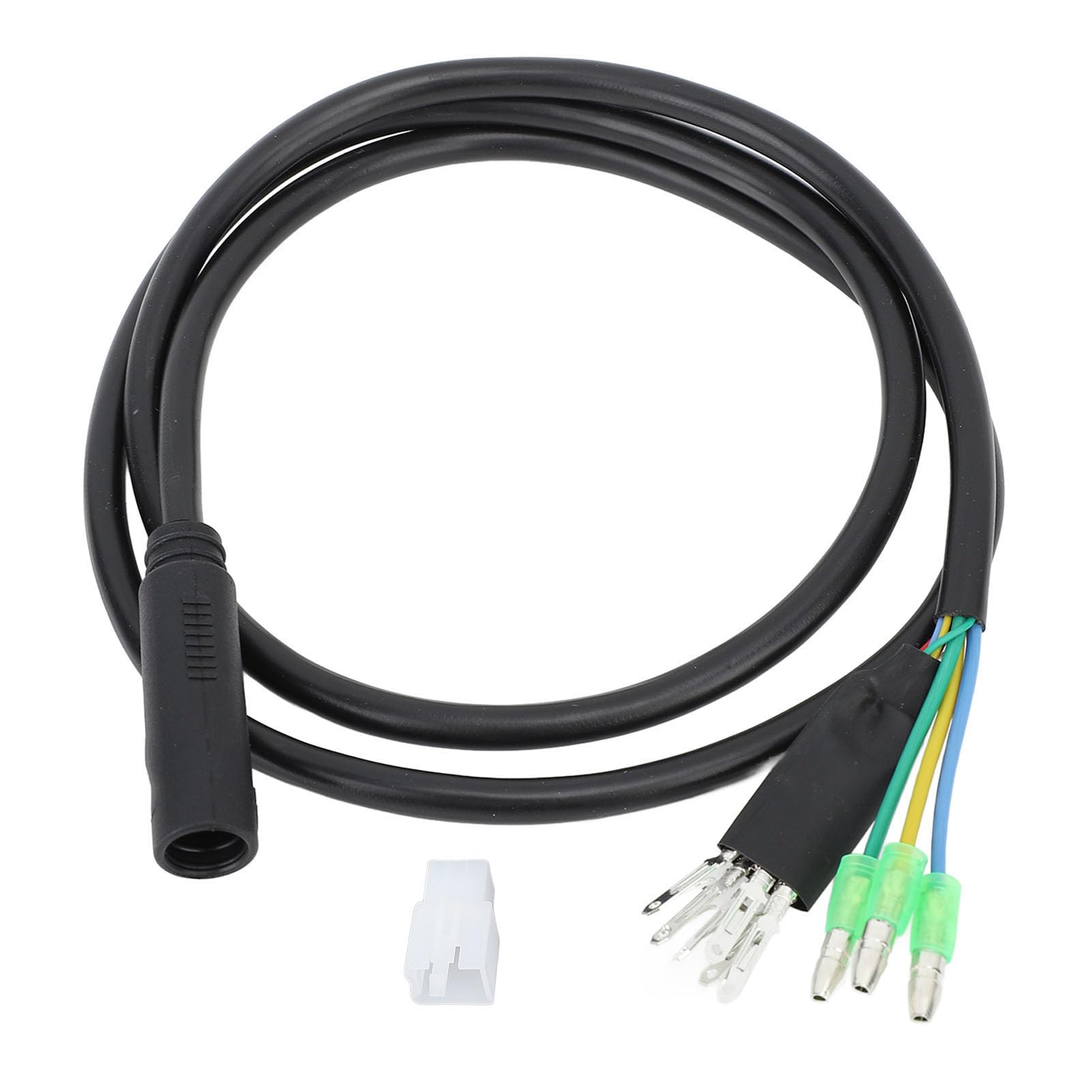 equlup 106.5cm/41.9in Electric Bikes Motor Extension Cable, 9 Pin M10 Female Motor Extension Cable Anti Overheating Anti Interference with Connector
