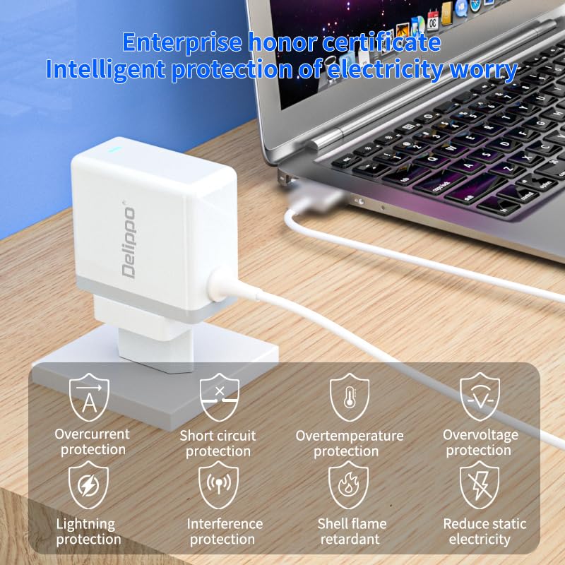 Alimentatore 45W Per MacBook Air - Adattatore L Tip Per Modelli 2010-2012, Caricamento Rapido E Sicuro - Foto 4