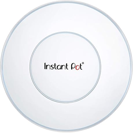 Instant Pot Silicone Lid, 3 Quart Reusable Lid, Transparent White