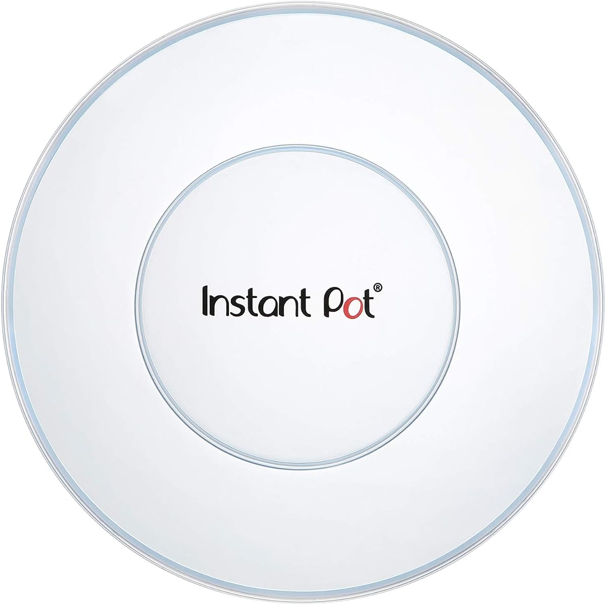 8QT Silicone Lid, Compatible with 8-Qt Stainless-Steel Inner Pot, Bowl and Food Cover, Microwave Cover for Food, Transparent White