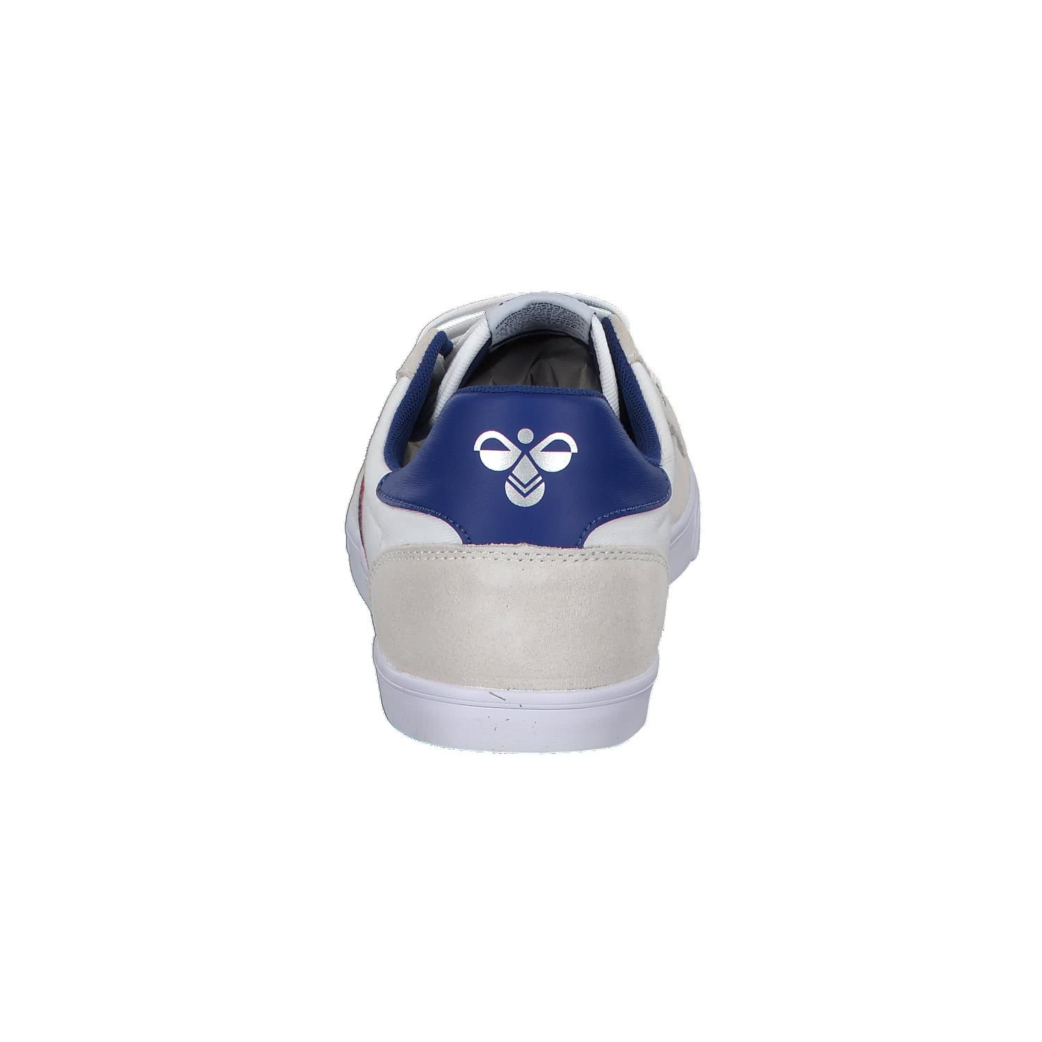 hummel Unisex Slimmer Stadil Low Sneaker, White, Size 44