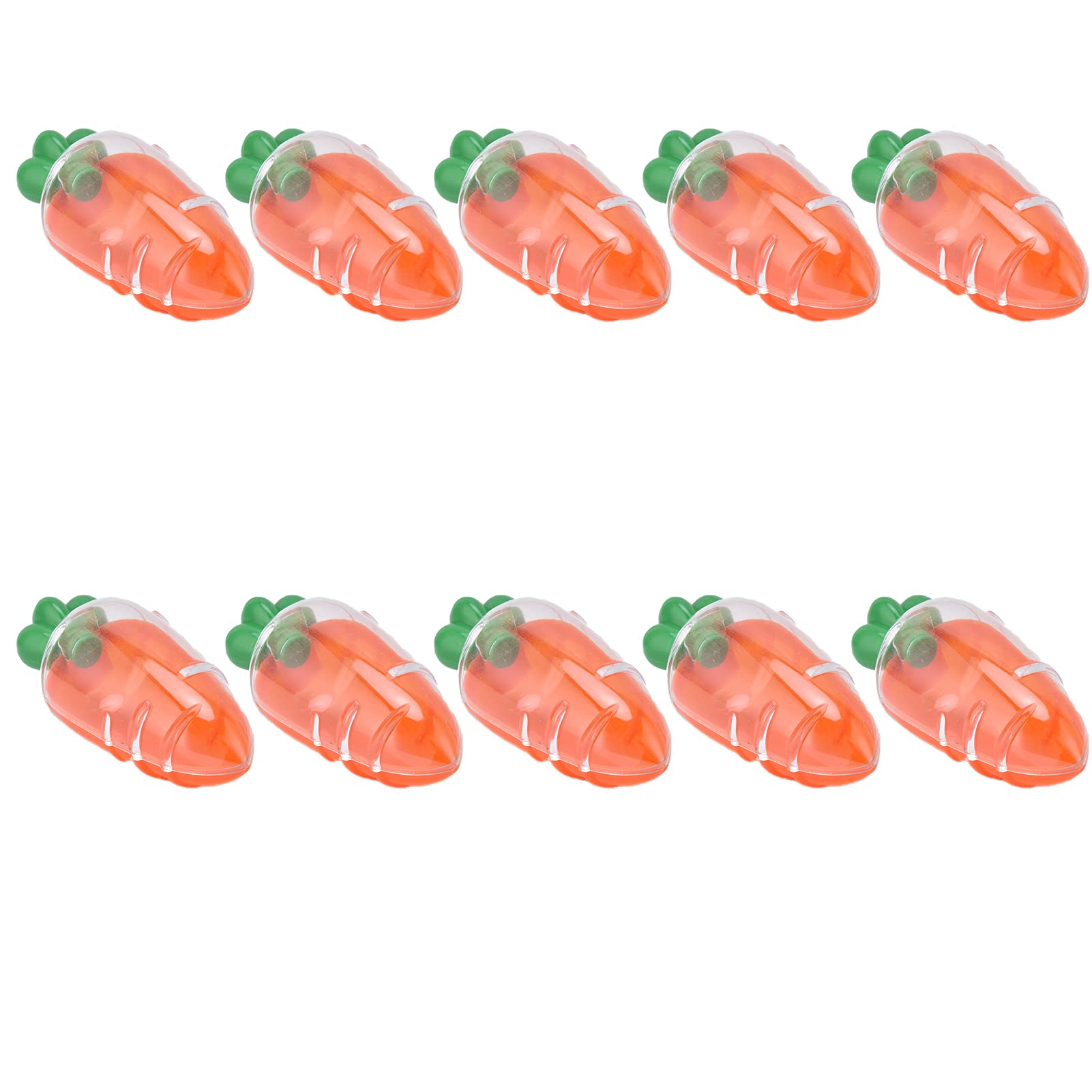 Tomotato Carrot B Candy Box 10Pcs Plastic Carrot Shaped Candy Storage Box Candy Can Case Container For Wedding Valentines Party Supplies Candy Gift Case(Carrot B)