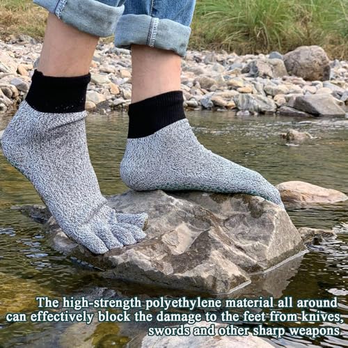 Konjoun Barefoot Socks,Konjoun Grounding Socks,Konjoun Socks Outdoor,Toe Separator Socks,Breathable (Medium,All)4