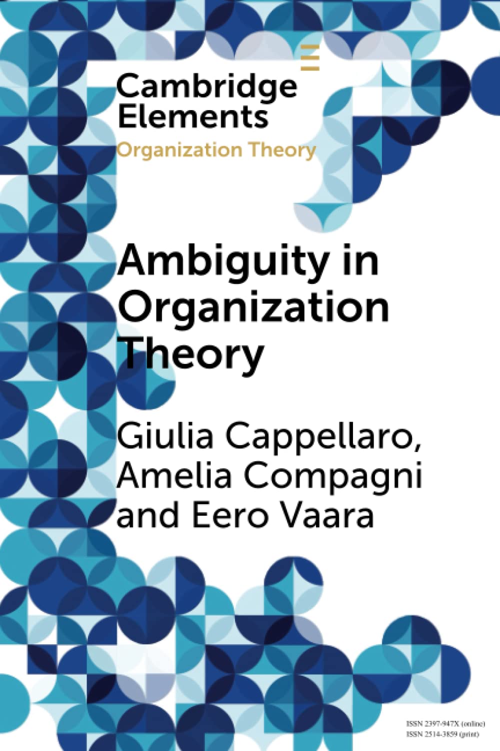 Ambiguity in Organization Theory: From Intrinsic to Strategic Perspectives (Elements in Organization Theory)