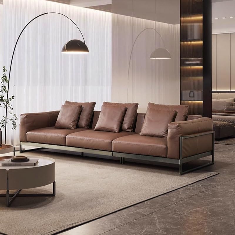 Vintage Wood Skeleton Sofa Living Room Extremely Simply Strip Italian(320 * 103 * 83CM)