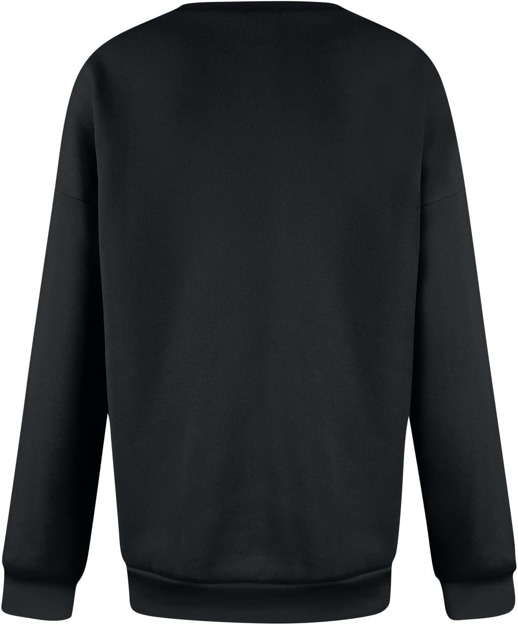 Women's Oversized Sweatshirts, Crewneck Long Sleeve Solid Sweatshirt Casual Pullover Top, S-3XL