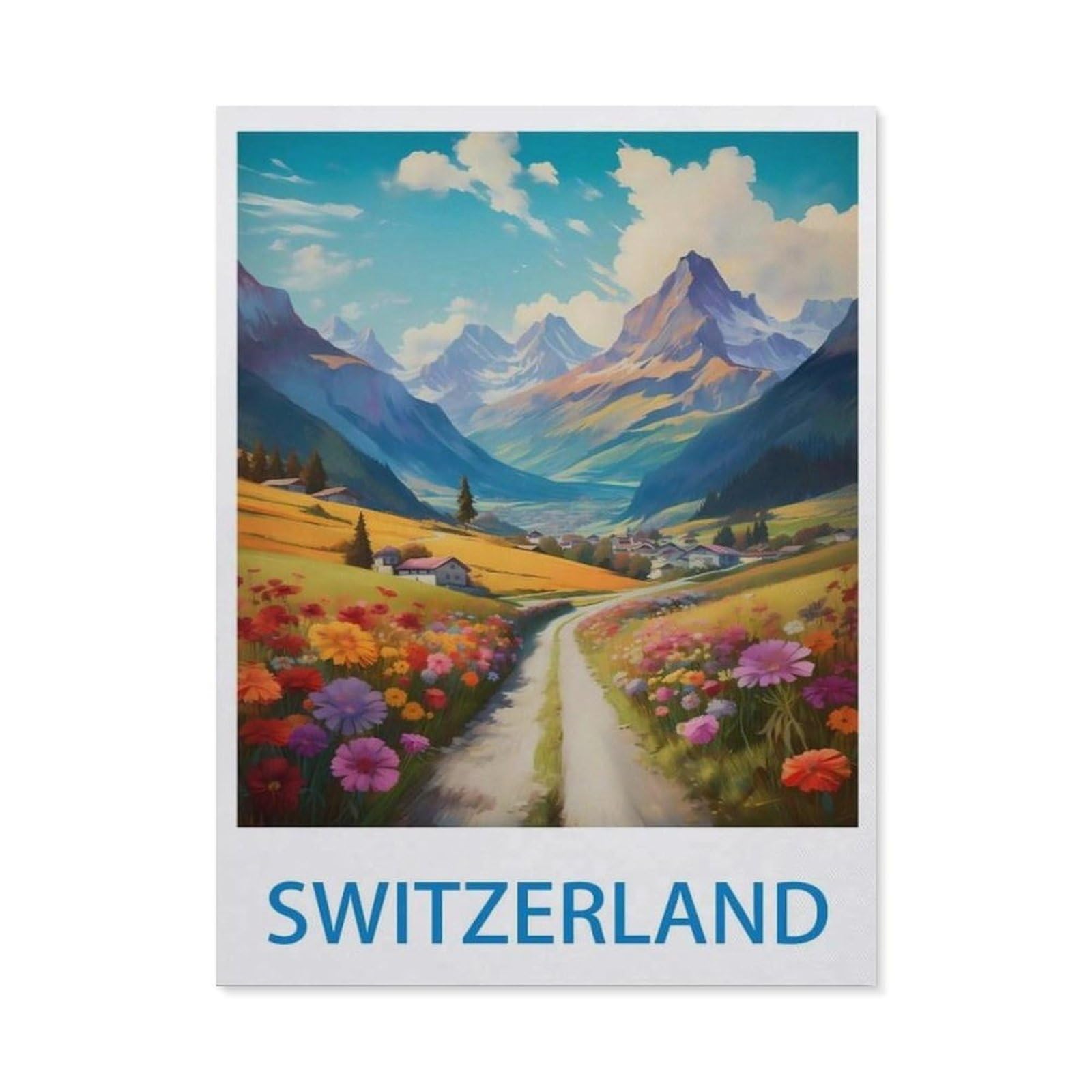 BEAYODKP 5D Diamond Painting Kits，Switzerland（50x60cm）