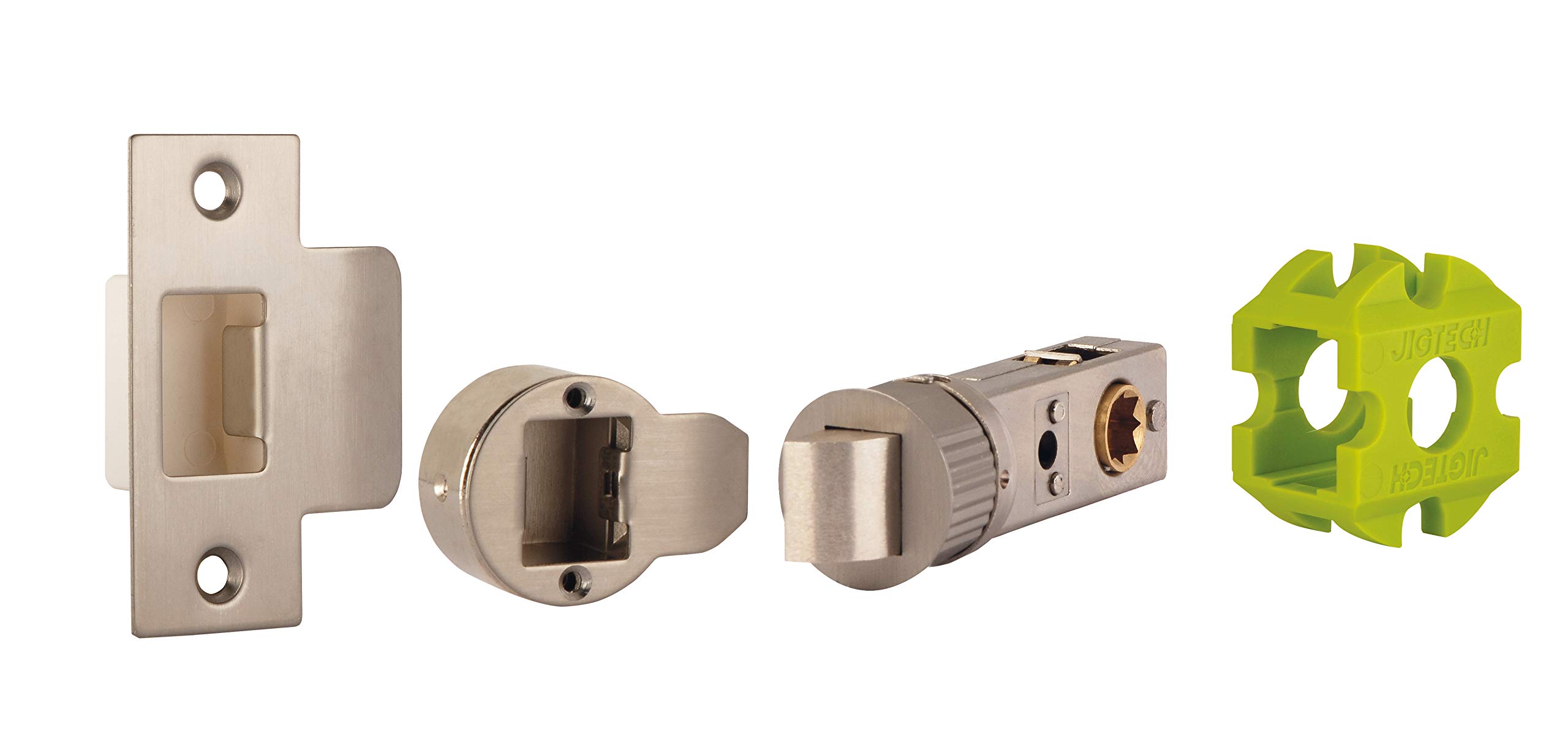 Jigetch JTL4220 Smart Passage Latch, Satin Nickel