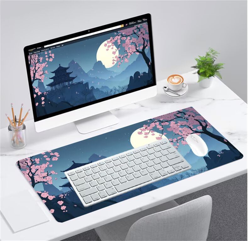 Tapis de souris antidérapant et imperméable XXL résout les problèmes de glisse sur votre bureau - 2