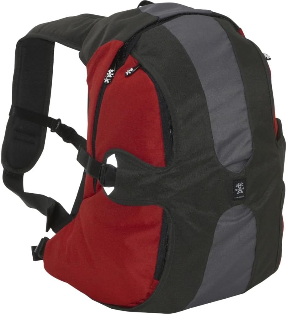 Crumpler The King Single Computer Backpack for Laptop (Gunmetal/Grey/Rust Red)
