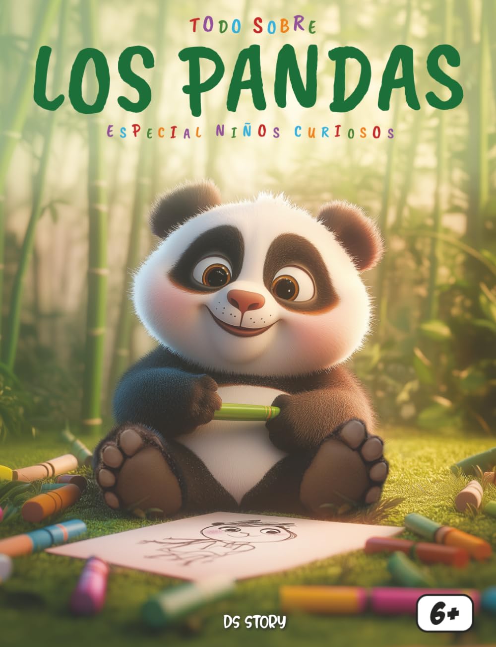 Todo sobre ¡los pandas! – Especial para niños curiosos: Descubre el maravilloso mundo de los pandas con datos divertidos, historias fascinantes, juegos y páginas para colorear