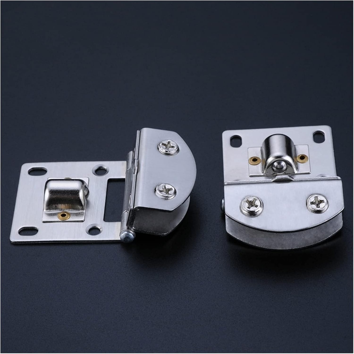 Hinges Glass Door Hinge Clamps Stainless Steel Wine Cabinet Bread Cabinet Cupboard Cabinet Gate Clip Door Hinges for 5-9mm (Color : for 5-9mm Glass)