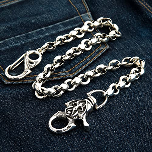 Tribal Sterling Silver Wallet Chains3