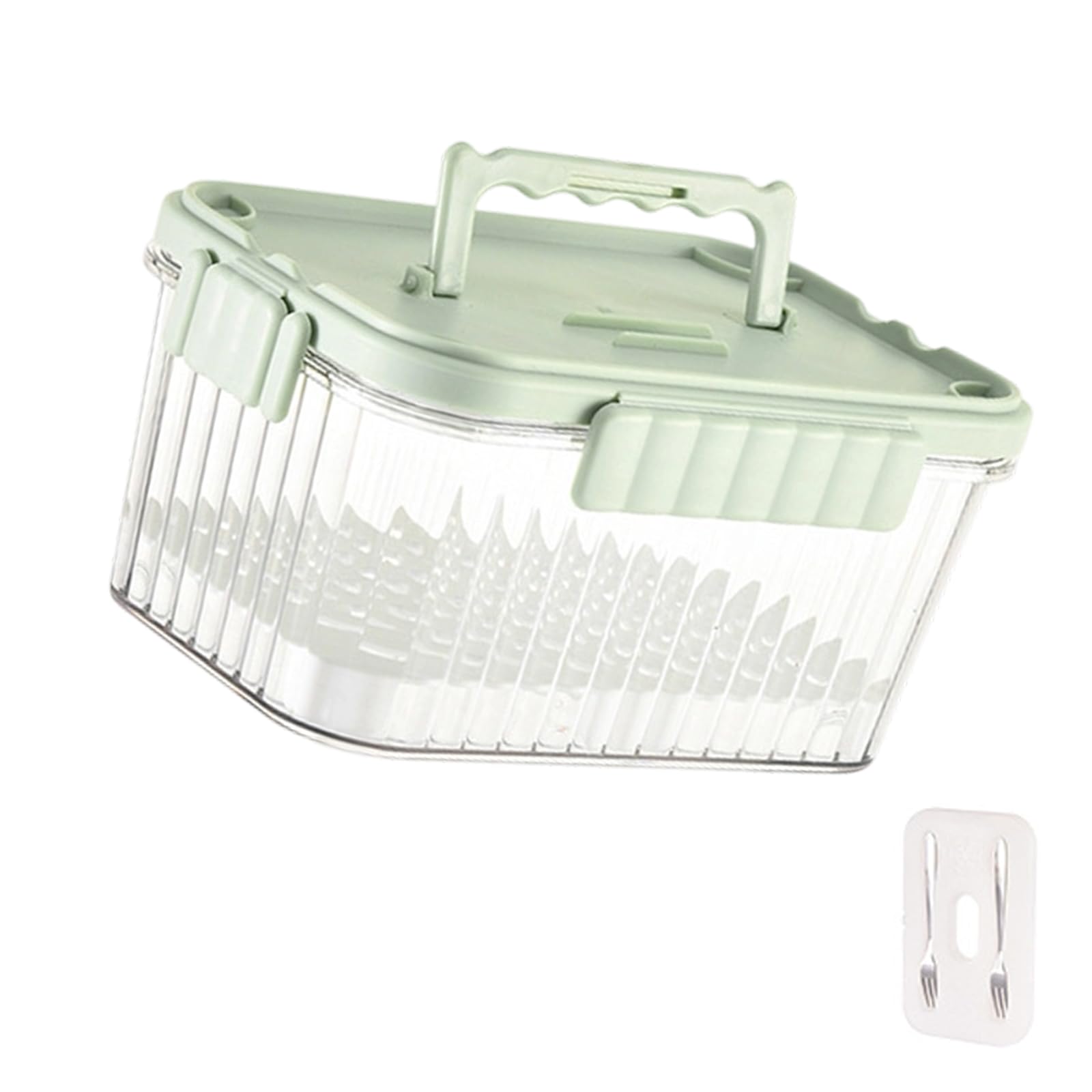 our fave Stackable Seasoning Storage Box Lunch Holder Container for Hiking Trips Practical Kitchen Gadget Portable Camping Refrigerator Box