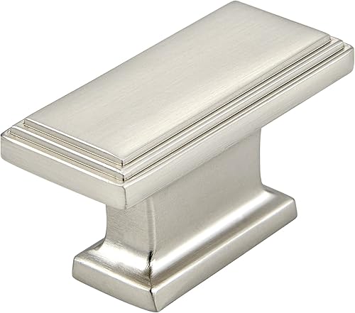 Miniatura 13 de Perillas cuadradas para gabinete, paquete de 20 tiradores de cajón de bronce aceitado de 1.3 pulgadas, accesorios de gabinete vintage para pomos