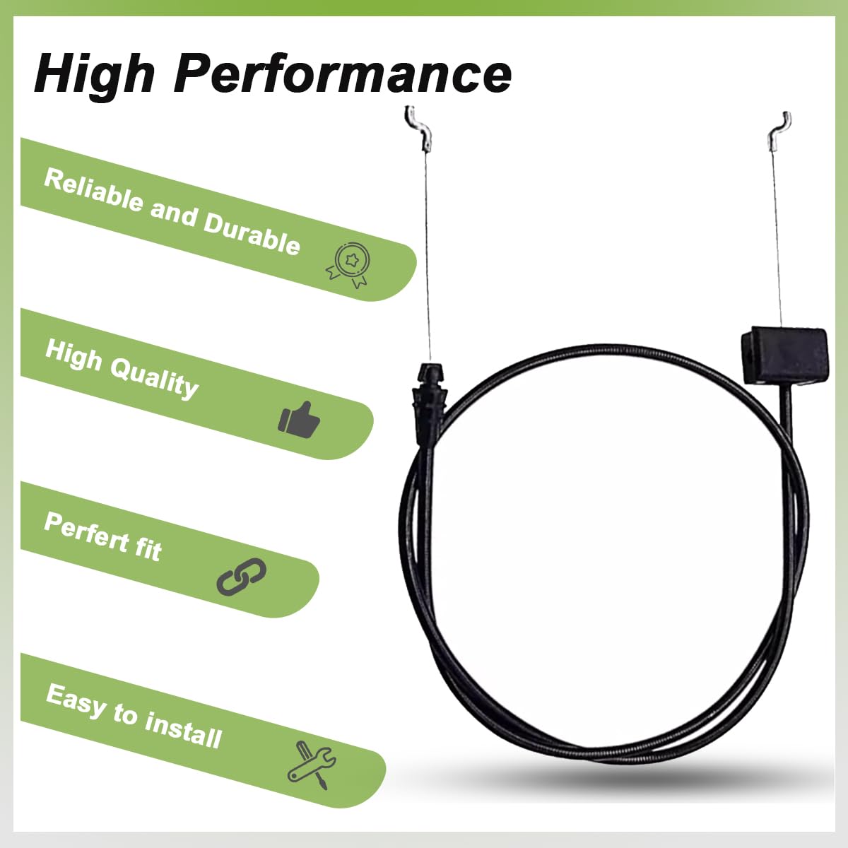 ZAMDOE 112-8818 Brake Cable Replacement for Toro 20330 20339 10642 10603 10641 20331 20314 20316 20318 20323 20338 20350 20351 for 20" Rear Bagging for 22" Recycler Lawn Mower - Image 4